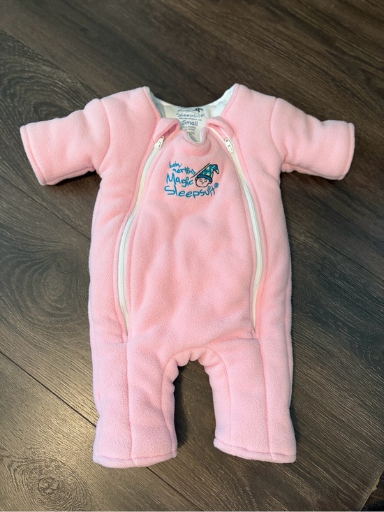 Baby Merlin’S Magic Sleepsuit Other - Magic Sleepsuit Baby Pink Fleece One-Piece
